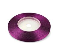 Netuno 1x Satin Ribbon 6 mm x 32 m 0,24 inch x 1254,84 inch Colour Plum Ribbon Gift Ribbon Decorative Ribbon Fabric Ribbon Satin Roll for Crafts Wedding Gift Decoration Packaging