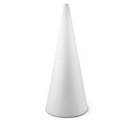 Netuno 2 White polystyrene Cones 28 cm (11.02 in) Foam Crafts Modeling Decoration DIY Art Projects handicrafts