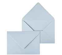 Netuno 20 Pastel Blue Envelopes DIN C5 16.2 x 22.9 cm 120 g Elegant Envelopes A5 Envelopes Elegant for Wedding Christmas Invitations Envelopes High-Quality for Invitations