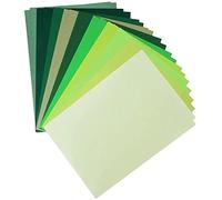 Netuno 20 Sheets of Green Paper A4 210 x 297mm 8.3 x 11.7in Colourful Craft Sheets Coloured Paper Set Assorted Colours Colourful Card Set Coloured Card for cardmaking DIY Invitations Art Scrapbooking