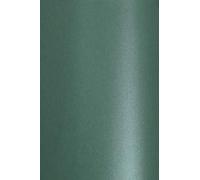 Netuno 20x Dark Green Pearlescent Paper 280gsm A4 210 x 297 mm 8.3 x 11.7 in Aster Metallic Green Shimmer Paper Pearlescent cardstock Metallic cardstock for menu Cards Tickets Table Cards Gift Tags