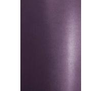 Netuno 20x Purple Pearlescent Paper 250gsm A4 210x297mm 8.3x11.7in Aster Metallic Deep Purple Shimmer Paper Pearlescent cardstock Metallic cardstock for DIY Wedding Invitations Card Making