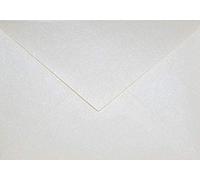 Netuno 25 Cream Pearl envelopes C6 114 x 162 mm 4.5 x 6.4 in 120gsm Aster Metallic Cream Pearlescent Invitation Envelope Shimmer envelopes for Wedding Invitations Greeting Cards Postcards Letters