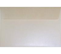 Netuno 25 Cream Pearlescent envelopes C5 162 x 229 mm 6.4 x 9 in 125gsm Sirio Pearl Oyster Shell Large Invitation Envelope Elegant Shimmer envelopes for A5 Letters Wedding Invitations brochures