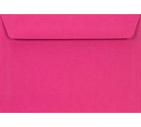 Netuno 25 Dark Pink envelopes C6 114 x 162 mm 4.5 x 6.4 in 90gsm Burano Rosa Shocking Invitation Envelope Elegant Colourful envelopes for Letters Wedding Birthday Christmas Greeting Cards Postcards