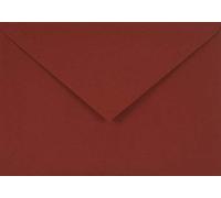 Netuno 25 dark red coloured envelopes DIN C6 114x162mm 4.49x6.39 inches 115gsm Sirio Color Cherry pointed gummed flap no window for wedding invitations birthday greeting card flyers Christmas vouchers