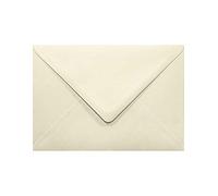 Netuno 25 Ecru Ribbed envelopes B6 125 x 175 mm 5 x 7 in 120gsm Aster Laid Ivory Elegant Striped envelopes Laid Finish Paper for Invitations Greeting Cards Christmas Cards Postcards Letters