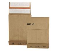 Netuno 25 Kraft Paper mailers 2 Adhesive Strips B4 250 x 350 x 50 mm 126gsm gusseted mailing Bag Returnable Shipping Paper Bags mailing Bags with Gussets Envelope mailers Expandable envelopes