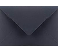 Netuno 25 Large Dark Blue Coloured envelopes DIN C5 162x229mm 6.37x9.01 inches 115gsm Sirio Color Dark Blu gummed Pointed Flap no Window for Wedding Invitations Christmas Birthday Greeting Cards RSVP