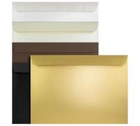 Netuno 25 Large Elegant envelopes Mix C4 229 x 324 mm 9 x 12.75 in Elegant Envelope Set Large Decorative envelopes for A4 Letters documents Photos invoices brochures certificates