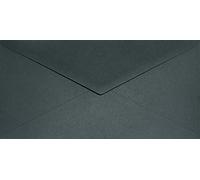 Netuno 25 Long Black Forest Green envelopes DL 110 x 220 mm 4.33 x 8.66 in 120gsm Keaykolour Holly Elegant Invitation Envelope Colourful Recycled envelopes for Letters Flyers Business Cards Weddings