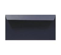 Netuno 25 Long Dark Blue envelopes DL 110 x 220 mm 4.33 x 8.66 in 120gsm Design Invitation Envelope Elegant envelopes for Letters Weddings Christmas Birthdays Greeting Cards Postcards Invitations