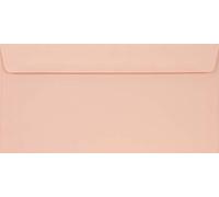 Netuno 25 Long Light Pink envelopes DL 110 x 220 mm 4.33 x 8.66 in 90gsm Burano Rosa Invitation Envelope Elegant Colourful envelopes for Weddings Christmas Birthdays Greeting Cards Postcards
