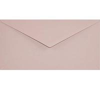 Netuno 25 Long Old Rose envelopes DL 110 x 220 mm 4.33 x 8.66 in 120gsm Keaykolour Old Rose Elegant Invitation Envelope Colourful Recycled envelopes for Letters Flyers Business Cards Weddings