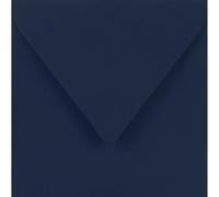 Netuno 25 Square Dark Blue envelopes 170 x 170 mm 6.7 x 6.7 in 120gsm Malmero Bleu Elegant Invitation Envelope Colourful envelopes for Greeting Cards Christmas Cards Wedding Invitations Birthdays