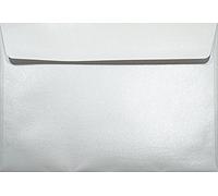 Netuno 25 White Pearl envelopes C5 162 x 229 mm 6.4 x 9 in 120gsm Majestic Marble White Pearlescent Invitation Envelope Large Shimmer envelopes for A5 Letters Wedding Invitations Greeting Cards