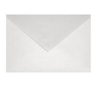 Netuno 25 White Pearl envelopes C6 114 x 162 mm 4.5 x 6.4 in 120gsm Aster Metallic White Pearlescent Invitation Envelope Shimmer envelopes for Wedding Invitations Greeting Cards Postcards Letters