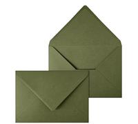 Netuno 250 Khaki Felt-Finish envelopes C5 162 x 229 mm 6.4 x 9 in 140gsm Large Invitation Envelope Elegant Textured envelopes for A5 Letters Wedding Invitations Greeting Cards documents Postcards