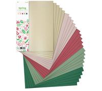 Netuno 25x A4 Coloured Card Craft Paper Set - 5-Colour Assorted DIY Cardstock for Scrapbooking & Arts