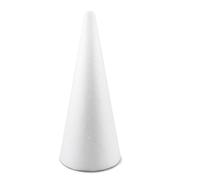 Netuno 5 White polystyrene Cones 20 cm (7.87 in) Foam Crafts Modeling Decoration DIY Art Projects Festive Ornaments handicrafts