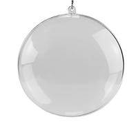 Netuno - 5 x 12cm Acrylic Convex Locket Medallions Clear Plastic Embellishments for DIY Crafts Birthday Christmas Gift