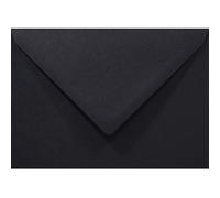 Netuno 50 Black Coloured envelopes C6 114 x 162 mm 4.5 x 6.4 in 80gsm Rainbow Decorative Invitation Envelope Colourful envelopes for Weddings Letters Greeting Cards Birthdays Invitations