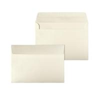 Netuno 50 Large Cream Pearl envelopes C5 162 x 229 mm 6.4 x 9 in 120gsm Pearlescent Invitation Envelope Large Shimmer envelopes for A5 Letters Wedding Invitations Greeting Cards documents Postcards