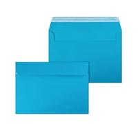 Netuno 50 Large Dark Blue envelopes C5 162 x 229 mm 6.4 x 9 in 120gsm Coloured Invitation Envelope Elegant envelopes for A5 Letters Wedding Invitations Greeting Cards documents Postcards