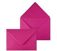 Netuno 50 Large Dark Pink envelopes C5 162 x 229 mm 6.4 x 9 in 120gsm Coloured Invitation Envelope Elegant envelopes for A5 Letters Wedding Invitations Greeting Cards documents Postcards