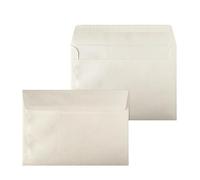 Netuno 50 Large Ecru Pearl envelopes C5 162 x 229 mm 6.4 x 9 in 120gsm Pearlescent Invitation Envelope Large Shimmer envelopes for A5 Letters Wedding Invitations Greeting Cards documents Postcards