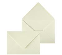 Netuno 50 Large Ivory Ribbed envelopes C5 162 x 229 mm 6.4 x 9 in 160gsm Large Invitation Envelope Elegant Laid envelopes for A5 Letters Wedding Invitations Greeting Cards documents Postcards