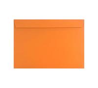Netuno 50 Large Orange envelopes C4 229 x 324 mm 9 x 12.75 in 120gsm Design Elegant Coloured Envelope Large Colourful envelopes for A4 Letters documents Photos invoices brochures
