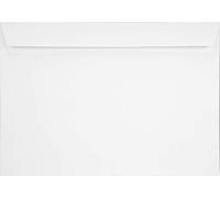 Netuno 50 Large White envelopes DIN C4 229x324mm 9.01x12.76 inches 120gsm Olin Peel&Seal Square Flap no Window for Invitations Wedding Cards certificates documents Contracts Diplomas menu Office DIY