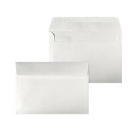 Netuno 50 Large White Pearl envelopes C5 162 x 229 mm 6.4 x 9 in 120gsm Pearlescent Invitation Envelope Large Shimmer envelopes for A5 Letters Wedding Invitations Greeting Cards documents Postcards