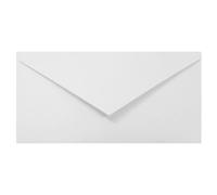 Netuno 50 Long White envelopes 110 x 220 mm 4.33 x 8.66 in 100gsm Office Envelope Business envelopes Elegant Envelope for Letters Wedding Invitations Baptism First Communion Greeting Cards documents