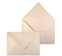 Netuno 50 Pale Pink Gold Pearl envelopes C5 162 x 229mm 6.4 x 9in 150gsm Pearlescent Invitation Envelope Large Shimmer envelopes for A5 Letters Wedding Invitations Greeting Cards documents Postcards