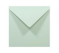 Netuno 50 Pastel Green Square Envelopes 14 x 14 cm 80 g Rainbow Envelopes Coloured without Window Green Envelopes Wedding Birthday Christening Christmas Envelopes Colourful Envelopes
