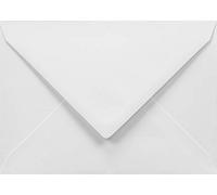 Netuno 50 White envelopes C6 114 x 162 mm 4.5 x 6.4 in 100gsm Office Envelope Business envelopes Elegant Envelope for Letters Wedding Invitations Baptism First Communion Greeting Cards documents