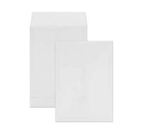 Netuno 50 White Folding Envelopes DIN C4 229 x 324 mm 130 g, Expandable Folding Mailing Bags C4, Without Window, Self-Seal, 50 Count