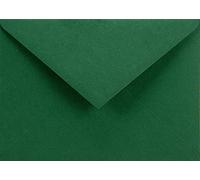 Netuno 500 Dark Green Coloured envelopes DIN C6 114x162mm 4.49x6.39 inches 115gsm Sirio Color Foglia Pointed gummed Flap no Window for Wedding Invitations Birthday Greeting Cards Christmas vouchers