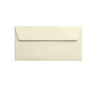 Netuno 500 Ecru Ribbed envelopes 110 x 220 mm 4.33 x 8.66 in 120gsm Aster Laid Ivory Long Striped envelopes Laid Finish Paper for Wedding Invitations Greeting Cards Postcards factures documents