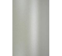 Netuno 50x Silver Pearlescent Paper 120gsm A5 148 x 210 mm 5.8 x 8.3 in Majestic Moonlight Silver Shimmer Paper Metallic Craft Sheets for Weddings Invitations Birthdays Christmas Greeting Cards
