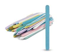 Netuno 60 Pastel Wooden Sticks 11.4 cm Colorful Round for Crafts Decoration and DIY