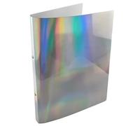 Netuno A4 Holographic Ring Binder 2 Rings 2 cm 0.8 in Document Organiser Office School Home Folder 315×250 mm 12.4×9.8 in Rainbow