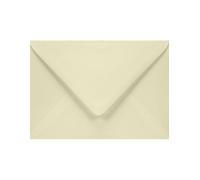 Netuno Pack of 50 Ivory Envelopes DIN B6 12.5 x 17.5 cm 120 g Arena Ivory Elegant Envelopes Pointed Flap Wet Adhesive Paper Envelopes High-Quality Envelopes Cream for Invitations Greeting Cards