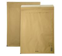 Netuno Pack of 50 Padded Brown Bubble Envelopes K2 370 x 480 mm Peel and Seal Recycled Mailing Bags
