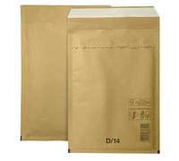 Netuno Pack of 50 Padded Envelopes D4 200 x 275 mm Brown Peel and Seal Bubble Envelopes Bubble Envelopes Upholstered Envelopes Recycled Mailing Bags Air Foil