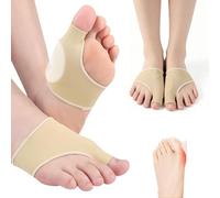 Netupett 2 Pairs Bunion Corrector Relief Sleeve | Gel Cushion Pads Big Toe Protector Socks | Hallux Valgus Bunion Protection & Foot Pain Relief from Friction | Rubbing | Pressure for Men | Women