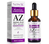 "Netwik "Azelaic Acid Serum - 10% Azelaic Acid for Acne Treatment - Quick Skin Care with Rosacea - Relief of Facial Redness and Increased Radiance of L
