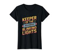 Network Administrator - Keeping of The Blinking Lights Value Graphic T-Shirt, Women, Black, M